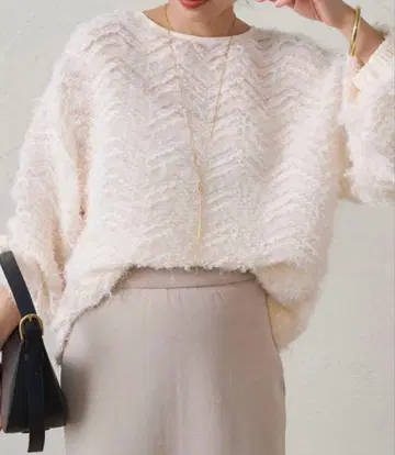 라운지 드레스 페더 블라우스