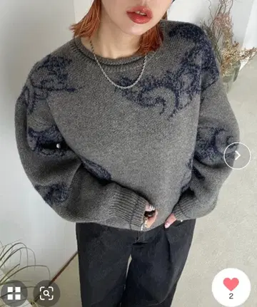 미사용 새상품 지나시스 그레이 라메 볼륨 소매 스웨터 완판템