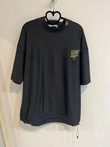 Russeluno 그래픽 프린트 블랙 남성용 T셔츠