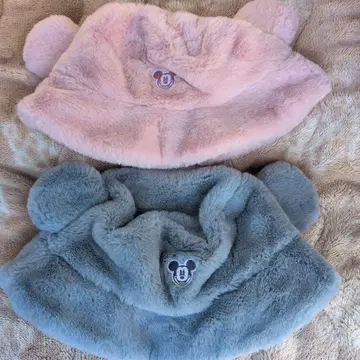 디즈니 버킷 모자 핑크 블루