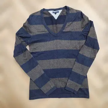 TOMMY HILFIGER 보더 긴팔 스웨터 S 사이즈