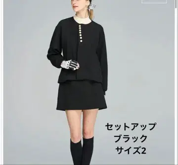 미개봉 Kiss on the Green 골프웨어 셋업 블랙