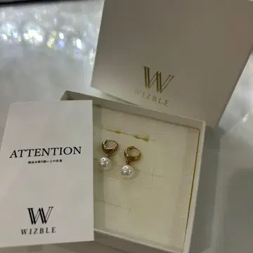 WIZBLE 펄 귀걸이 Silver925