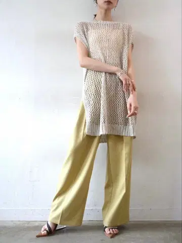 Lumier 믹스얀 썸머 메쉬 니트 튜닉