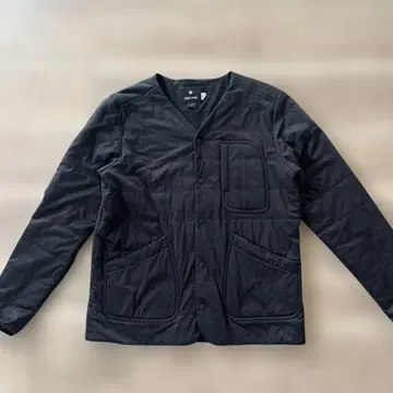 새상품급 snow peak 블랙 퀼팅 자켓 S