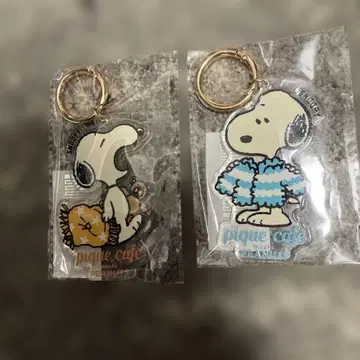 젤라또피케 스누피 아크릴 키링 2세트