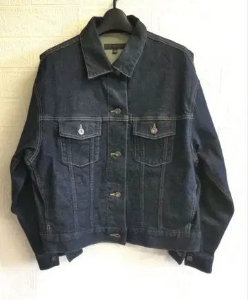유니클로 데님 자켓 L 사이즈 인디고