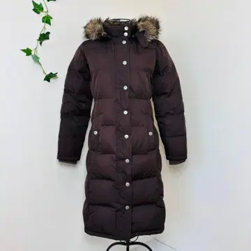 갭 Gap 롱 다운 코트 워셔블 브라운 다운 75%