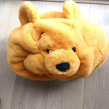 단종!! 디즈니 리조트 곰돌이 푸 팬 캡 봉제 인형