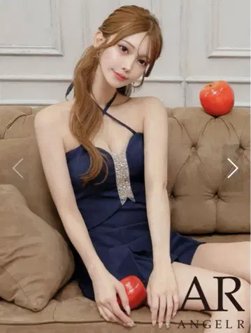 네이비 미니 드레스 M 사이즈