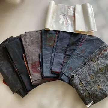 오시마 명주 묶음 판매 새상품 교육용 실 포함