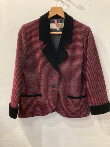 니나리치 벨로아 자켓 빨간색 11호