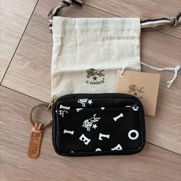 일비종떼 코인 케이스 미니 파우치 지퍼 가죽 키링