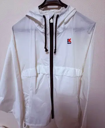 K-WAY 후드 부착 나일론 자켓 L