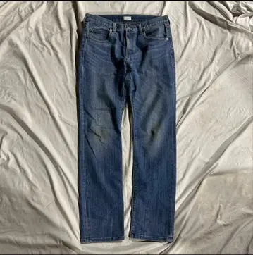 빈티지 데미지 가공 스트레이트 청바지 M 사이즈