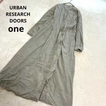 URBAN RESEARCH DOORS 노카라 롱 셔츠 원피스