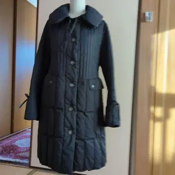 다운 코트 블랙