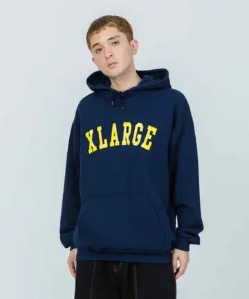 XLARGE 네이비 후드티 S 사이즈