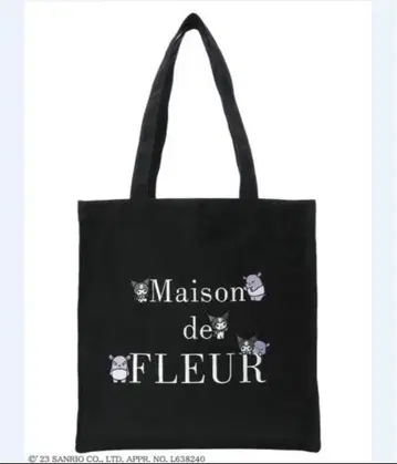 Maison de FLEUR 메종 드 플뢰르 쿠로미 토트 블랙