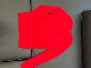 TOMMY HILFIGER 레드 긴팔 스웨터