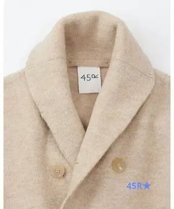 45R 융모 니트 P 랩 자켓