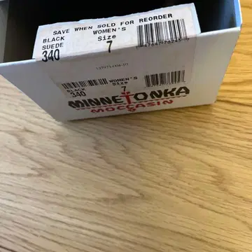 MINNETONKA 모카신 블랙 7