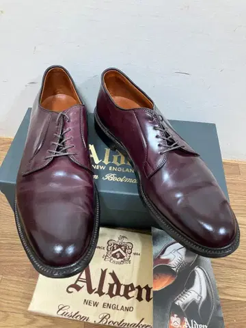 ALDEN 알든 990 버건디 코도반 US 10.5D