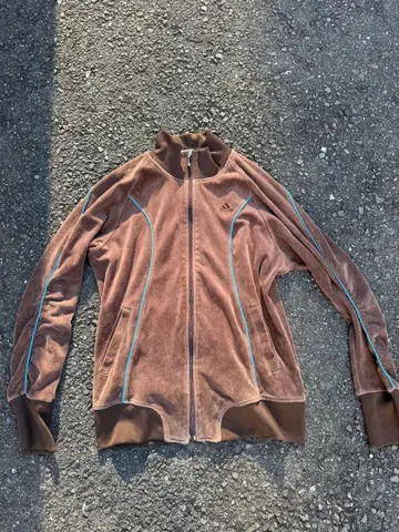 adidas 브라운 집업 저지