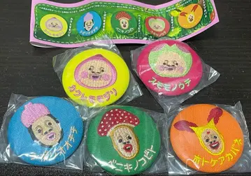 코비토 도감 코비토즈칸 자수 캔뱃지 컴플리트 풀 컴 세트 전 5종