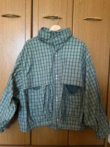 CONP 체크 그리드 자켓