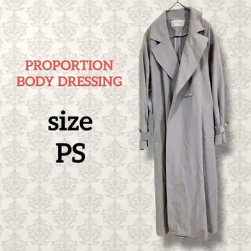프로포션 [ PS ] 트렌치코트 오피스 캐주얼 심플 벨트 포함