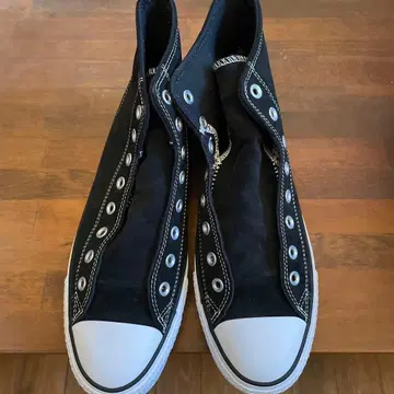 CONS HI 블랙 스웨이드 하이컷 스니커즈