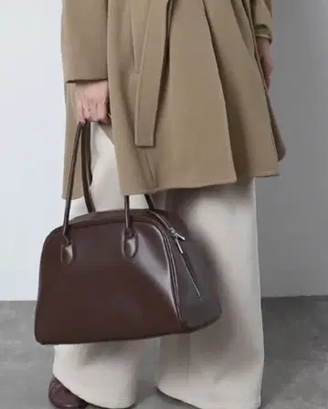 MERI 보스턴 백 브라운