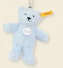 페이 콜라보 Steiff 곰 봉제 인형 키링