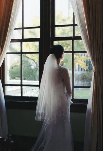 JUNO 숏 베일 결혼식 사전 촬영
