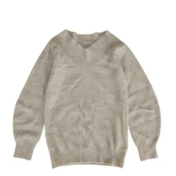 새상품급 에포카 폭스 니트 풀오버 정가 53,900엔 캐시미어 40