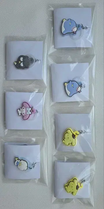 산리오 캐릭터즈 더블 참 구미 7개 묶음 판매