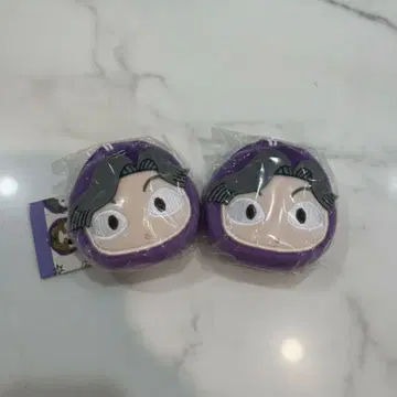 닌타마 란타로 미니 파우치 키링 아야베 키하치로 2점