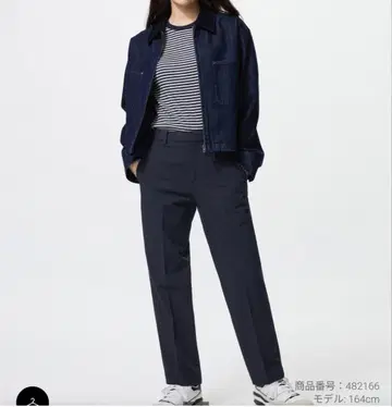 UNIQLO 스마트 앵클 팬츠 M 네이비