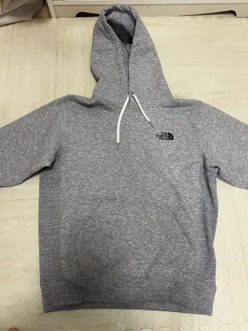 더 노스페이스 그레이 후드 부착 후드티