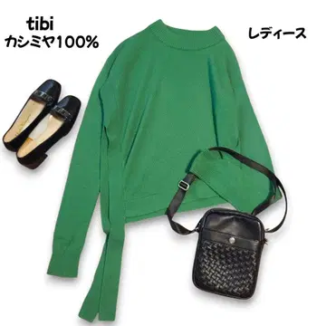 tibi 캐시미어 100% 니트 스웨터 사이드 리본 M~L 컨디션 최상