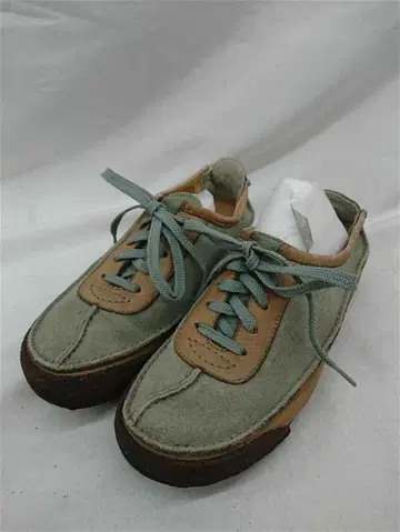 클락스 Clarks 캐주얼 슈즈 그린/베이지 23cm