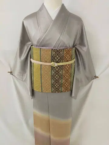 [ 다도회용 ] 순수 실크 문 의장 쓰케아게 호몬기 단품