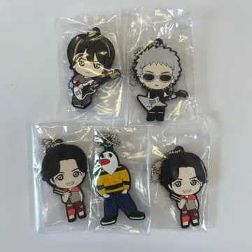 Novelbright 캡슐 러버 마스코트 5개 세트