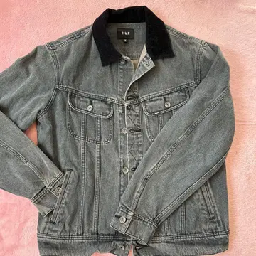 HUF 데님 자켓 블루종 점퍼 스컬 해골