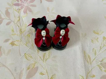 인형 신발 클래시컬 걸리시 리본 슈즈 블랙 tinyfox 사이즈