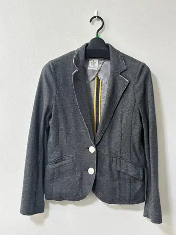 그레이 테일러드 자켓 저지 원단