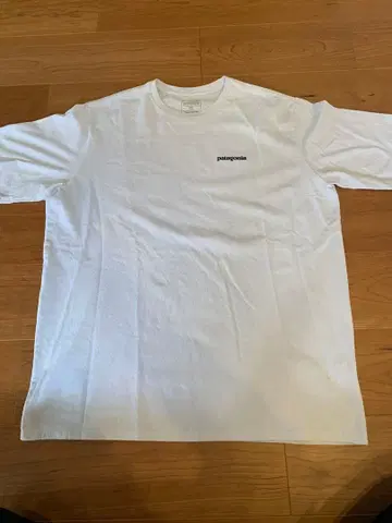 patagonia 화이트 T셔츠
