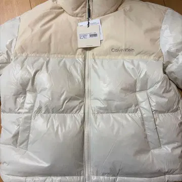 Calvin Klein 다운 자켓 화이트/베이지