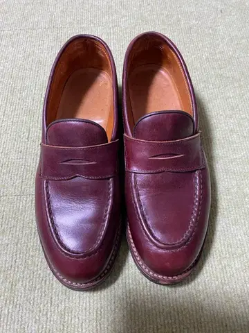 WHEELROBE 위일로브 로퍼 24.5cm 버건디